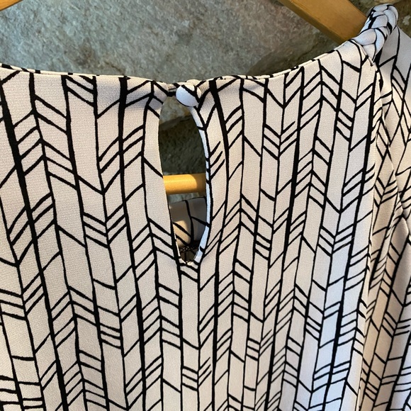 Worthington Blouse with Braided Neck Accent - Picture 6 of 6